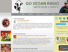 Tablet Screenshot of goveganradio.com